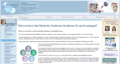Desktop Screenshot of metabolic-syndrome.insulitelabs.com